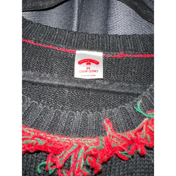 Ugly Christmas Sweater Xmas Size 2X Feliz Navidad - Picture 2 of 3
